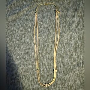 Madewell Double Herringbone Vintage Gold Chain Necklace EUC